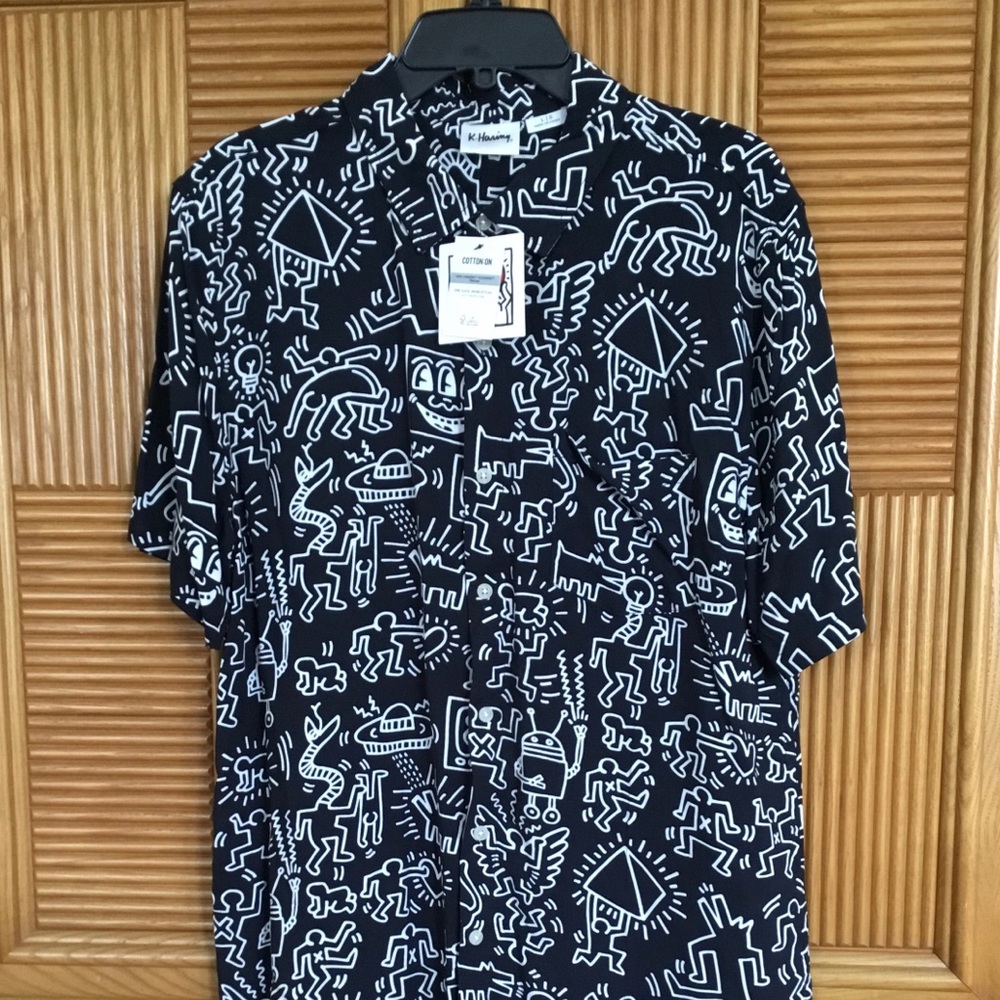 Men’s K. Haring Shirt - New with Tags - Size LARGE